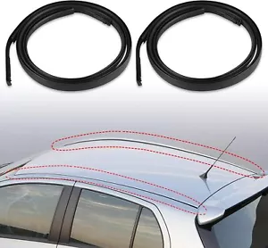 2PCS Roof Drip Molding Strips For 06-16 Toyota Yaris Hatchback 75551-52130 - Picture 1 of 12