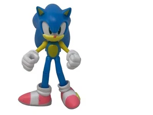 30th Anniversary Sonic the Hedgehog 4” Figure Modern Sonic Yellow Pink Blue - Picture 1 of 5