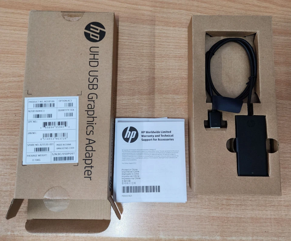 HP Genuine N2U81AA UHD USB Graphics Adapter  - Image 1 of 1