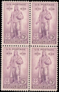 US Briefmarke #777 - 3¢ Rhode Island Tercentenary, EzGrade™ VG, MNH OG New Stamp - Bild 1 von 3