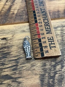 Antique Sterling Silver Mummy Sarcophagus Charm For Bracelet - Picture 1 of 3