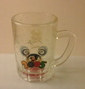 Vintage SHOT GLASS - Walt Disney 2005 WDW TOPOLINO TAZZA 2,75" - VETRO - Foto 1 di 2