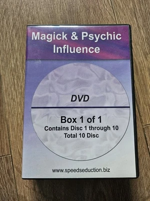 Magick & Psychic Influence Dvd Speed Seduction Ross Jeffiries 2001 Set 10 Disc - Image 1 of 4