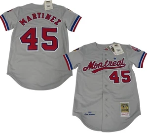 New 1997 Pedro Martinez #45 Expos Mens Mitchell & Ness AUTHENTIC Jersey $300 - Picture 1 of 11