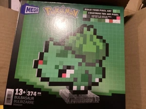 MEGA Pokemon Bulbasaur Pixel Art Building Kit - 374 pcs - Ages 13+ - NIB Sealed - Bild 1 von 3