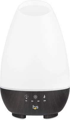 Difusor de aceites esenciales HealthSmart 500 ml para habitaciones grandes - blanco (caja abierta) Foto 1 de 4