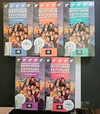 Lot Of 5 Northern Exposure VHS SEALED Watermarks Hype Stickers MCA VTG  - Image 1 of 4