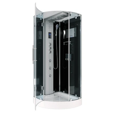 AcquaVapore D37-23L1-ALL Dusche Duschtempel Komplett Duschkabine -Th.100x100 - Bild 1 von 4
