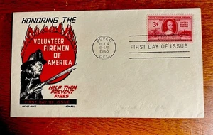 UNITED STATES HONORING VOLUNTEER FIREMEN 1948 SC#971 KEN BOLL CACHET CRAFT EPA - Picture 1 of 2