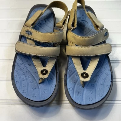 Crocs BITE Size 9 Flip Flops Adjustable Sandal ortho sport removeable insole - Image 1 of 4