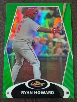 2009 Topps Finest Ryan Howard Blue Refractor #6 serial /399 - Image 1 of 2