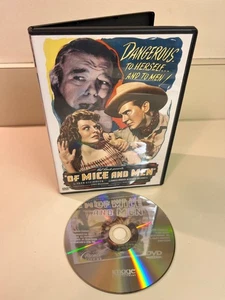 Of Mice and Men DVD, 1939 John Steinbeck, Burgess Meredith, Lon Chaney Jr - Picture 1 of 3
