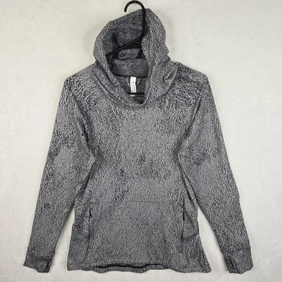 Lululemon Womens Gray & White Marled Pullover Hoodie Size 6 - Image 1 of 4