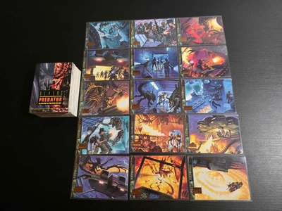 1994 Topps Aliens Predator Universe Complete Base Set 1-72 & Chase A1-A15 - Image 1 of 4