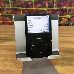 Apple iPod A1136 Black 30GB Classic w/ a ton of music - TESTED / WORKS - Picture 1 of 7