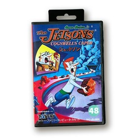 JETSONS Cogswell's Caper - Empty plastic box Replacement spare case Famicom