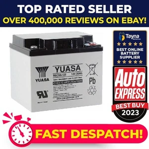 Yuasa REC50-12 12V 50Ah Cyclic AGM VRLA Deep Cycle Battery - Picture 1 of 2