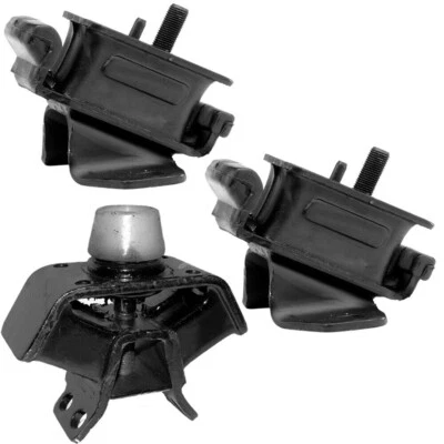 Juego de 3 soportes de transmisión delanteros LH, motor delantero derecho y trasero para Toyota 4Runner 3.4 Foto 1 de 4