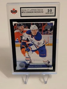 2016-17 Upper Deck #75 CONNOR MCDAVID Edmonton KSA Grade 10 GEM MINT - Picture 1 of 12