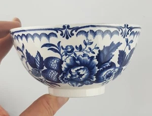 Antique Booths Blue & White Porcelain Worcester Dr Wall Style - Waste Bowl - Picture 1 of 6