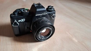 Praktica BX20 and 50mm 1.8 Lens 35mm Film SLR vintage camera - Picture 1 of 7