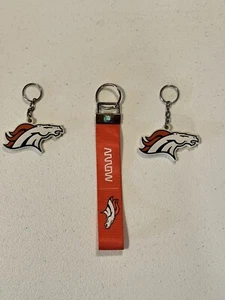 Lote de 3 llaveros de los Denver Broncos NFL - Imagen 1 de 3