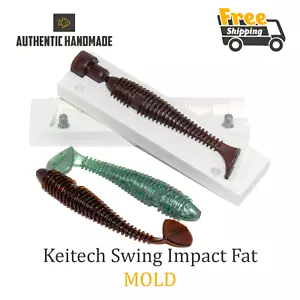 Swing Impact Fat Soft Plastic Bait Mold Mould Shad DIY Lure 71-122 mm - Picture 1 of 9