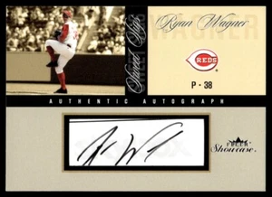 2004 Fleer Showcase Sweet Sigs Ryan Wagner Auto 427/700 Cincinnati Reds #SSA-RW - Picture 1 of 2