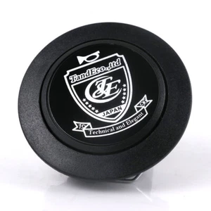 VERTEX 1996 Black JDM Car Sport Steering Wheel Horn Button - Picture 1 of 3