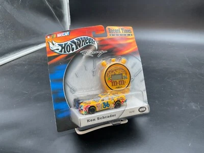 Hot Wheels Racing NASCAR Ken Schrader 36 2002 Record Times Stopwatch NEW - Image 1 of 4