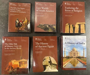 Lot of 6 Great Courses Ancient History Pagans Christianity Egypt India S America - Picture 1 of 8