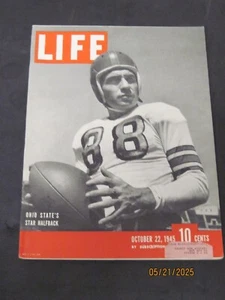 # Life Magazine 1945 October 22 Ohio State's College Football Star Halfback - Picture 1 of 2