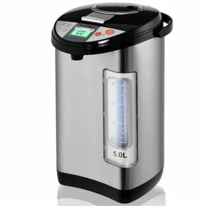 Caldera de agua LCD de 5 litros y calentador eléctrico olla caliente dispensador de agua caliente - Imagen 1 de 11