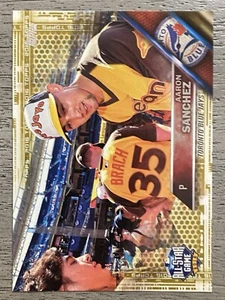 2016 Topps Update Series Gold #US227 Aaron Sanchez Toronto Blue Jays Ser #/2016 - Picture 1 of 2