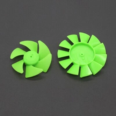 ABS Plastic Boat Propeller Prop 50-80mm Turbo Fan 6-11 Blade for 2mm Shaft Motor - Image 1 of 4