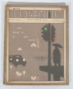 Fortune Magazine November 1937 Vol XVI Number 5 - Picture 1 of 8