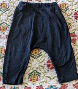 Alte dunkelblaue U-förmige oder "Harems" Hose Größe 6-12 Monate - Bild 1 von 3