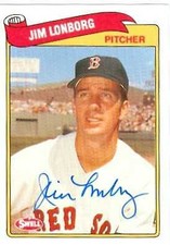 Jim Lonborg autographed Baseball Card (Red Sox 1967 Cy Young) 1989 Swell #48