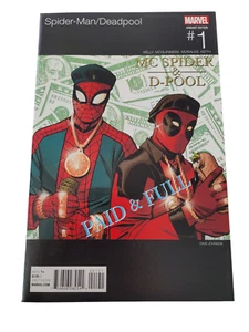 Spider-Man/Deadpool #1 2016 Marvel Hip Hop Variant 9.0-9.4 Range Raw Comic - Picture 1 of 24