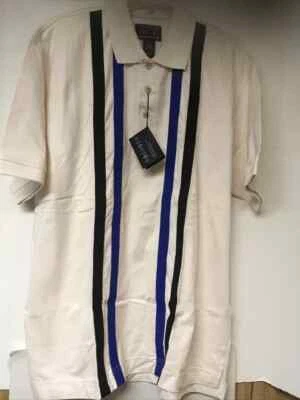 Alexander Julian Colores Hombre Manga Corta Polo Estilo Talla Grande L ¡Nuevo!! Foto 1 de 3