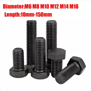 Tornillos hexagonales grado 12,9 pernos hexagonales tornillos de alta resistencia M6 M8 M10 M12 M14 M16 - Imagen 1 de 12
