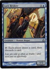 Lore Broker *FOIL Uncommon* Magic MtG x1 Ravnica SP