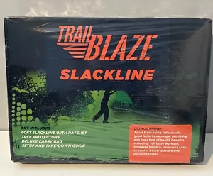 Trailblaze Slackline Kit 60ft w/ Ratchet, Tree Protectors, Carry Bag ~BRAND NEW~ - Picture 1 of 4