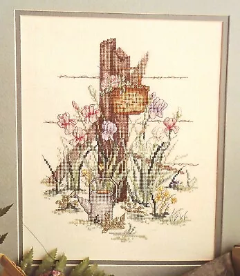 Forgotten Basket #718 Paula Vaughan Leisure Arts Cross Stitch Pattern Booklet - Image 1 of 2