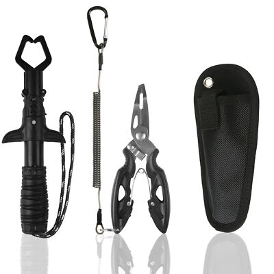 Edelstahl Multifunktionale Angelzange Fish Lippengreifer Hakenlöser für Angeln - Bild 1 von 4