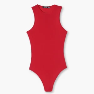 Nuevo con etiquetas Boohoo Rojo Slinky Racer Body EE. UU. Talla 4 Mujer - Imagen 1 de 6