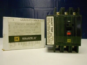 SQ-D QOU3351021 35A 240V, MIT VISI-TRIP INDICATOR, 3POLIG, NEU ÜBERSCHUSS - Bild 1 von 2