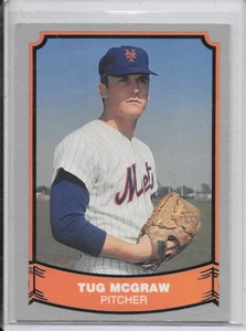 1988 Tug McGraw Baseball Card 96 Pacific Baseball Legends New York Mets Phillies - Imagen 1 de 2