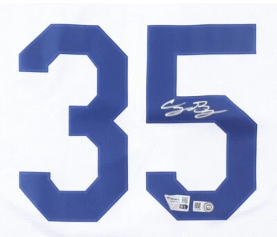 Camiseta Auténtica Autografiada por Cody Bellinger de los Dodgers Certificado de Autenticidad de los Fanáticos Foto 1 de 4