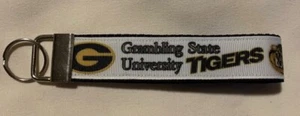 Handcrafted NCAA Grambling State University Broncos Key Chain Wristlet HBCU - Picture 1 of 1
